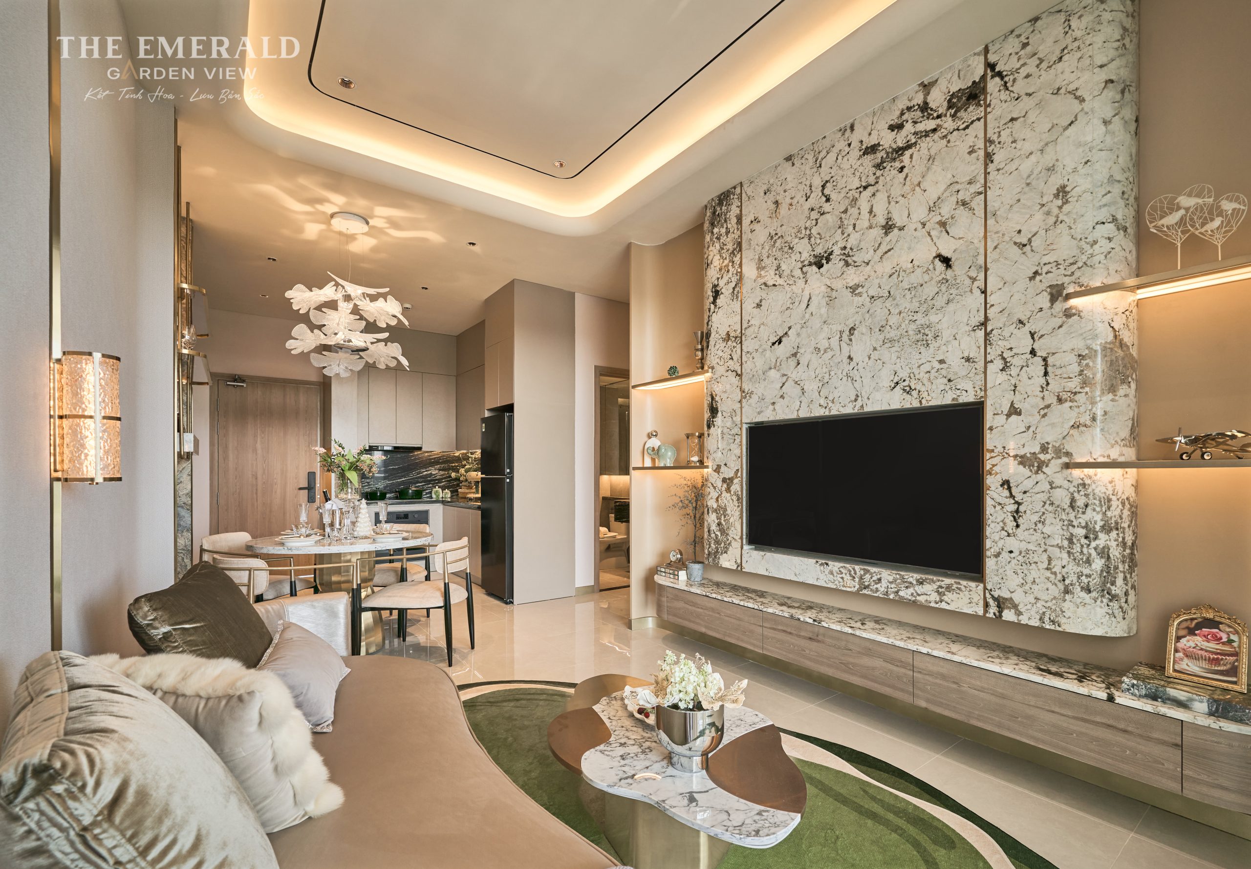 phòng Khách Emeral garden view